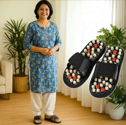 Acupressure Magnetic Therapy Accu Slippers