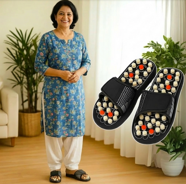Acupressure Magnetic Therapy Accu Slippers