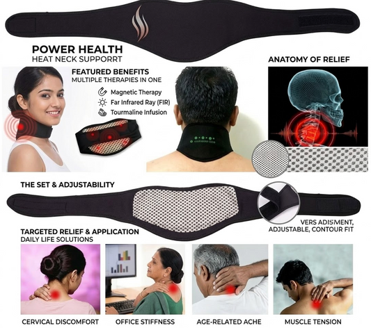 Self Heating Megnatic Therapy Neck Wrap Belt
